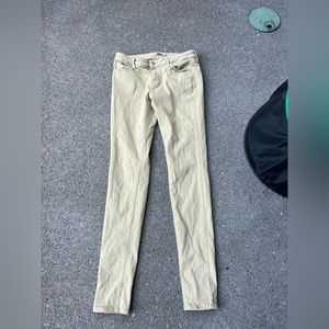 Uniqlo yellow women’s skinny jeans